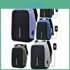 Backpack Unisex Antitheft Laptop Usb Port Charger Travel Oxford Bags School