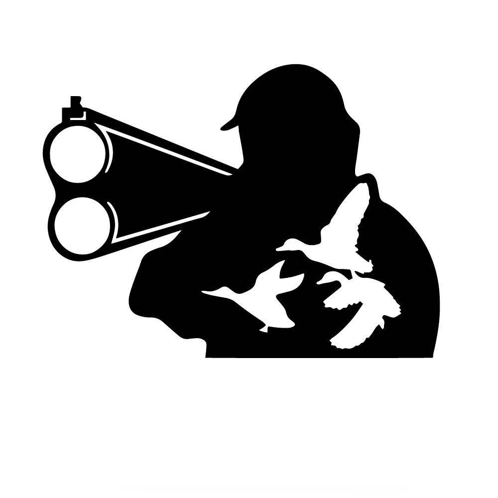 Car Stickers Hunter Hunting Adventure Decals Car Motorcycle Rear Window Decorative Decals Waterproof Cover Scratches ,15cm