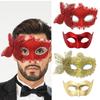 Máscara de Baile de Máscaras para Casal Máscara de Olho de Baile de Máscaras para Casal Máscara de Meio Rosto para Fantasia de Halloween Para Mulheres Homens Halloween Casamento Baile