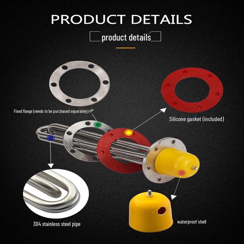 Jingjulong 304SS Explosion-Proof Immersion Heater