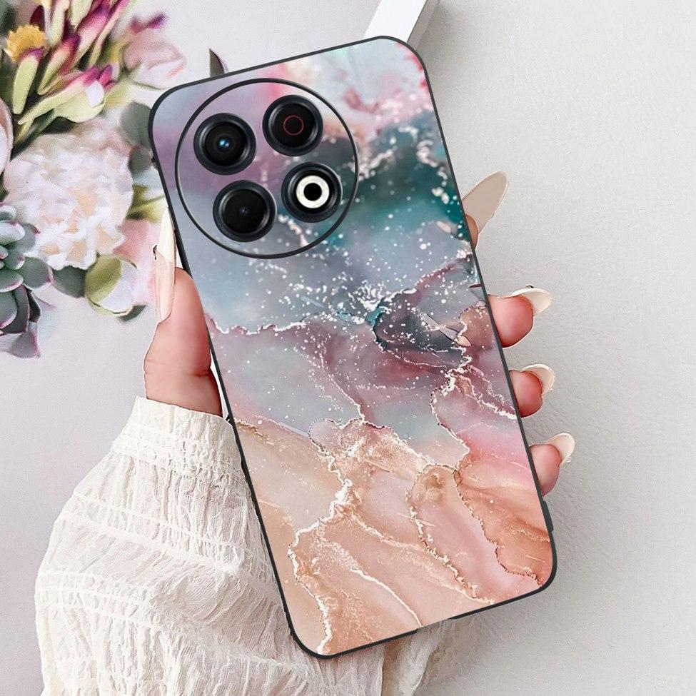 For Techno Spark 30 Pro 4G KL7 Cover For Tecno Spark 30 Pro 4G Case Luxury Butterfly Love Fashion Flowers Cool Lion Cute Painted
