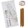 DANNY LIB White Sage Incense Purifying Aroma Room Fragrance Incense Incense Stick Incense Burner Set