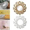 Nordic Wall Hanging Mirror Round Makeup Mirror for Entryway Hallway Background Bedroom