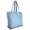 Mittlere faltbare faltbare Öko-Tasche mit stabilem Boden blau x [ORUTOTE] Tragetasche, (Himmelrosa)