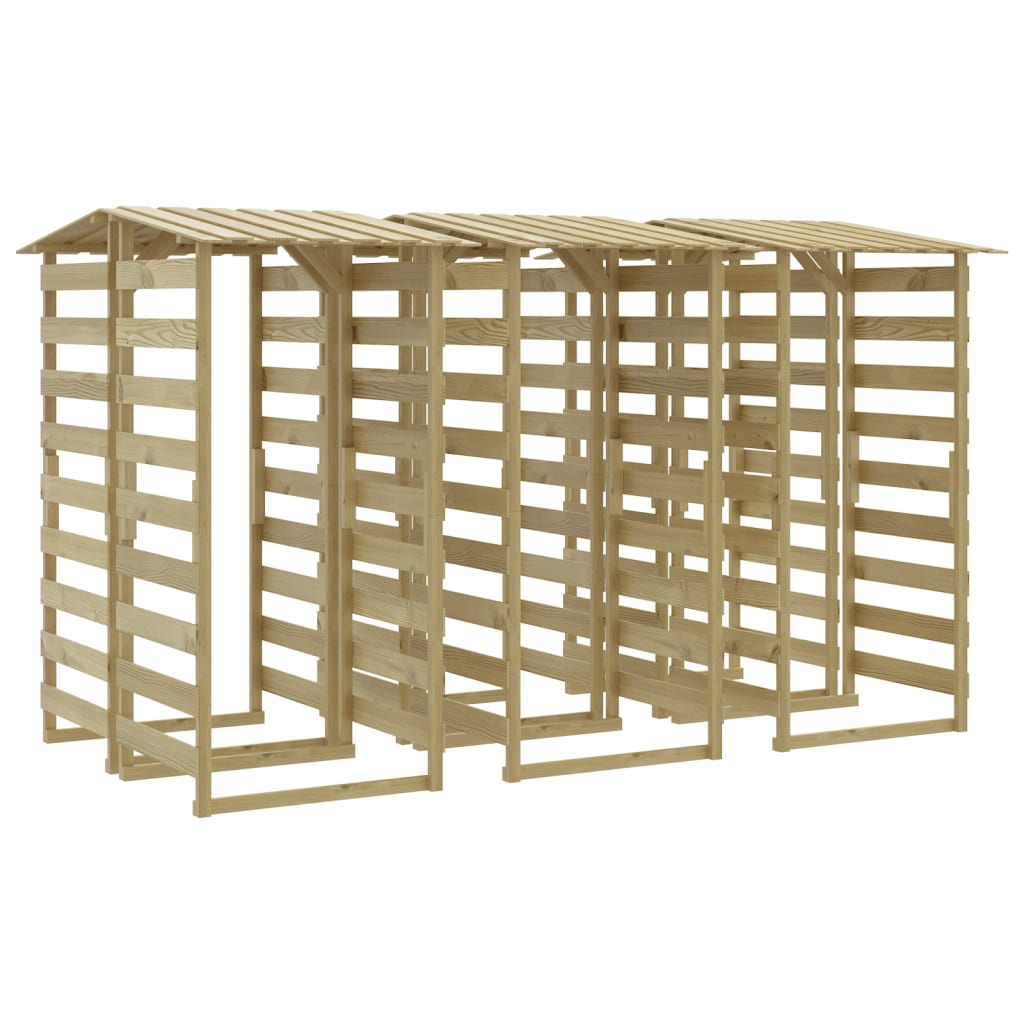 Vidaxl Garden Pergolas With Canopy, 6 Pcs, 100X90X200 Cm, Pine