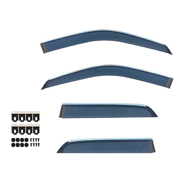 Window Visor Rain Shield Deflectors Awning Trim Cover for HONDA CRV 2001-2006 Accessories Chrome Weathershields Wind Rain Guard