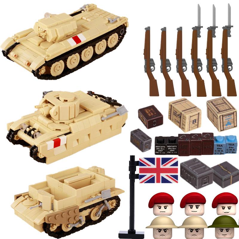 Alta Qualidade Moc Estilo Exército Veículo de combate blindado Carro de Alta Qualidade Prédio de Alta Qualidade Blocos de Alta Qualidade Britânico de Alta Qualidade