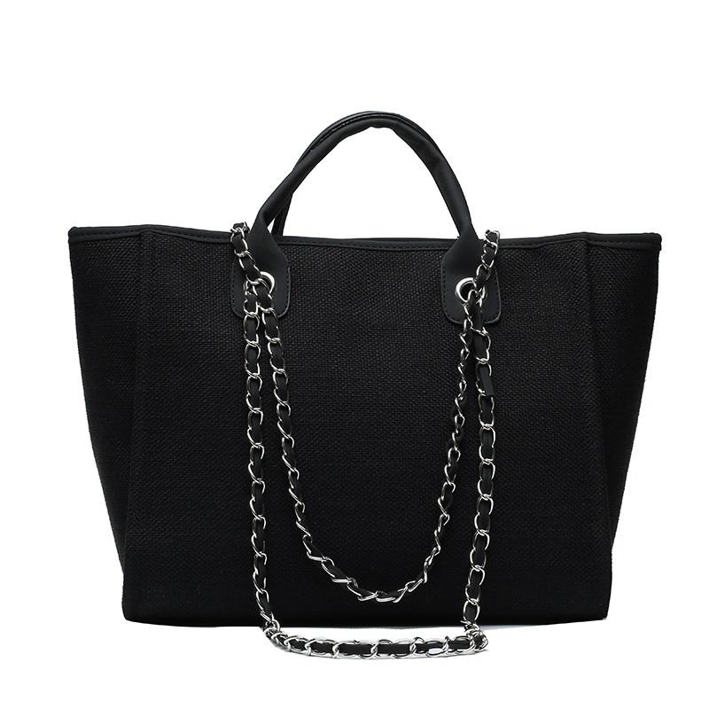 European And American Bucket Women's Bag Large-capacity Portable One-shoulder Diagonal Chain Tote Bag