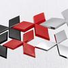 cyyudj1 ABS Car Front Hood Emblem Trunk Badge Modified Sticker for Mitsubishi Outlander Ralliart Lancer ASX Pajero Eclipse EVO Grandis