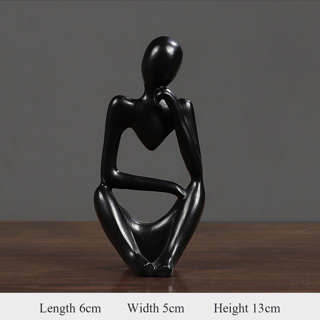 Abstract Figure Resin Sculpture Trinket Office Decoration Statue Home Sculpture Festival Gift
