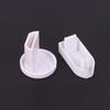 5Pcs PVC Bottom Rail Sealing Plug Cap Sleeve Non-slip Hand-pull Curtain Track Accessories Plastic End Cap For Roller Blinds