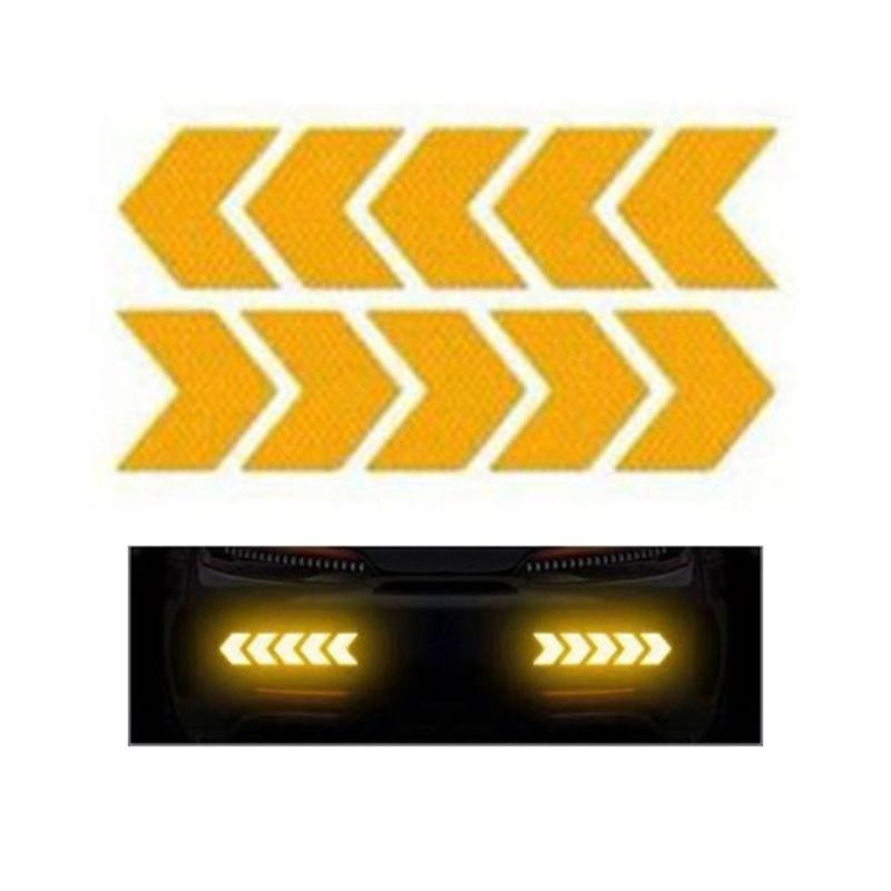 Universal Car Body Safety Caution Warning Stickers Reflective Strips Adhesive