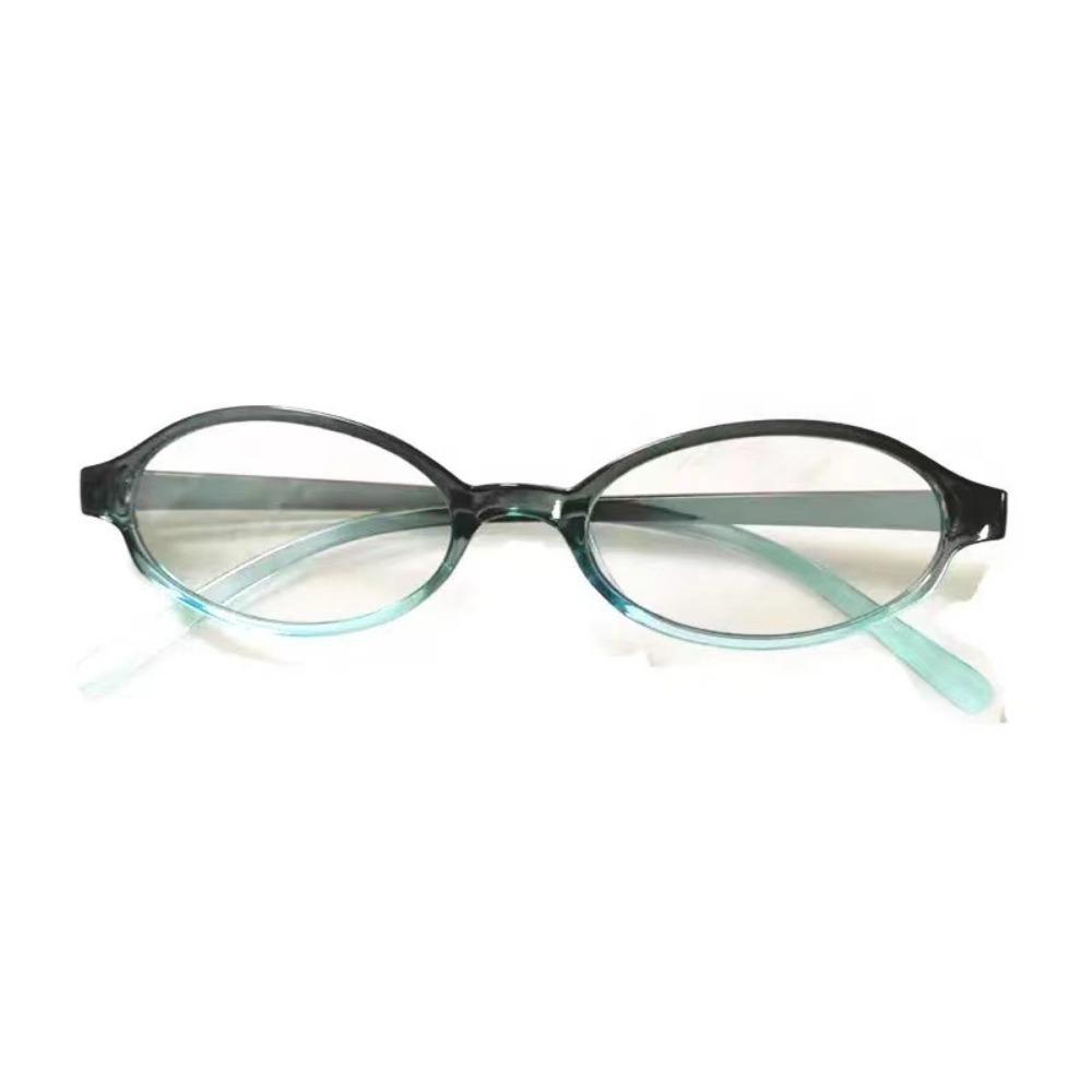 Occhiali Anti Luce Blu Vintage Y2K Ins Retrò Ovali Leggeri Stampa Leopardo Montatura Piccola Occhiali Donna/Uomo