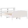 Solid Wood Bed Without Mattress White 120x200 Cm Pine Wood