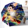 1pc Astro Boy Automatic Open/Close Folding Umbrella, Windproof 8 Rib Construction, Lightweight Travel Umbrella for Women/Men,0903195