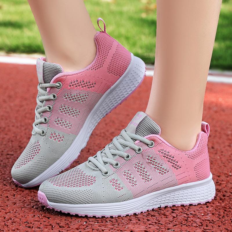 Spring / Autumn Women's Flying Women's Shoes Running Shoes Summer Breathable Casual Sports Women's Shoes