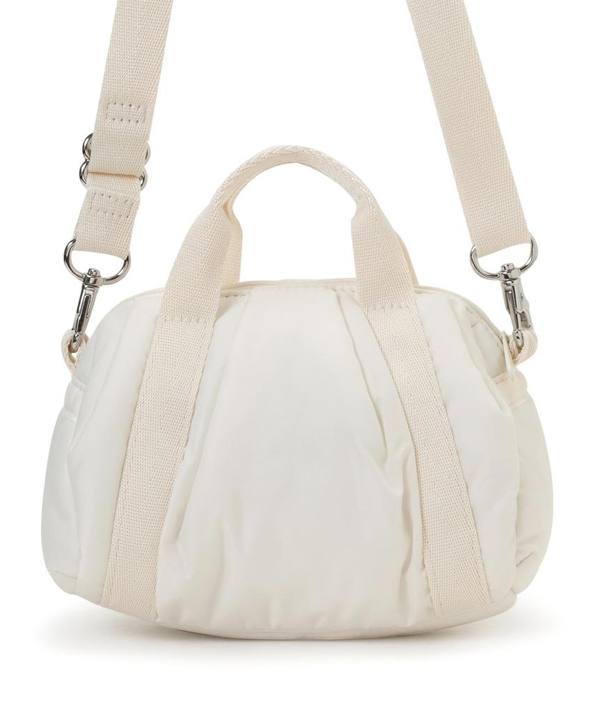 Mini Bolsa de Ombro SHEEN MINI DUFFEL 1844 Marshmallow Branco [LeSportsac] [Oficial] / /