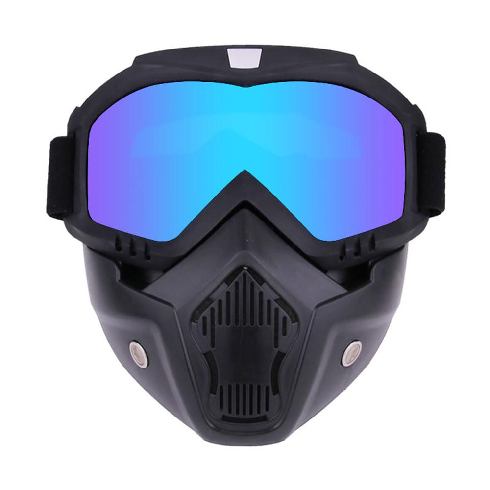 Kask motocyklowy Profesjonalne gogle do jazdy na rowerze na świeżym powietrzu do wiatroodpornych nart Snowboard Skuter śnieżny