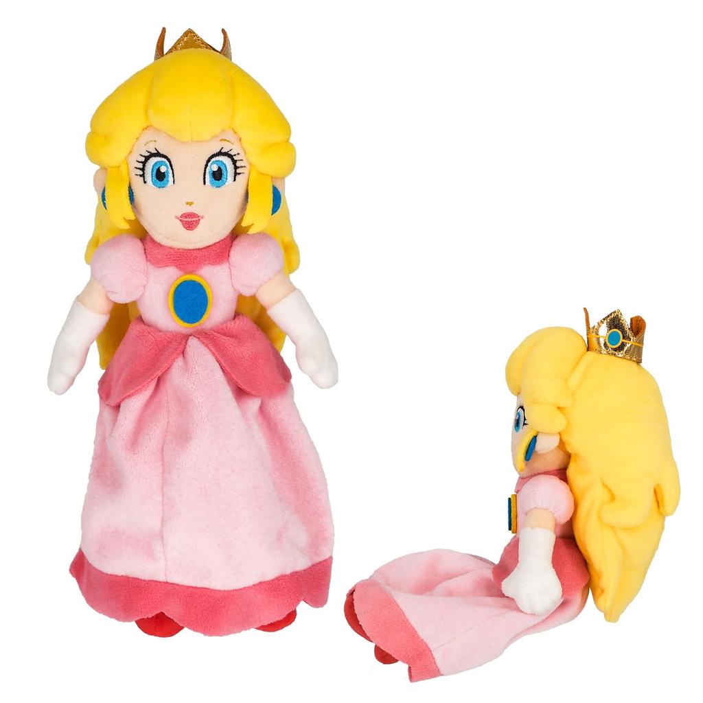 Sanei Boeki Super Mario All Star Collection Peach S Plush AC05 W9.5×D9×H26cm