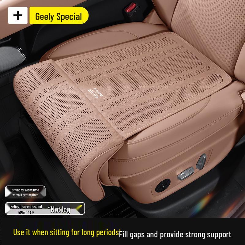 Extended Leg Support Seat Cushion for Geely Models (Xingyue L, Boyue L, Binyue L, COOL, Emgrand Galaxy L7, L6) - All Seasons Suitable.