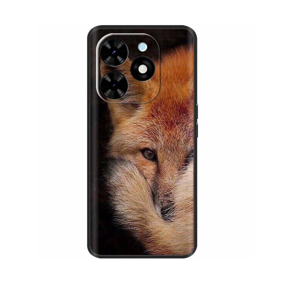 Shockproof Cover For Tecno Spark Go 2024 Case Soft Silicone Animals Painted Back Cover For Techno Spark Go 2024 Case Phone Cover