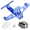 LED Light Adjustable Rear Turn Signal Lamp Holder CNC Motorcycle License Number Plate Bracket Aluminum Fender Eliminator Kits Universal