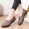 Women Fashion Flat Shoes Soft Loafers Sneakers Women Round Toe Women's Oxford Shoes Comfortable Genuine Leather Shoes Large Size