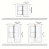 Lila Totenkopf Rose Vorhänge HD Digitaldruck Schlafzimmer Arbeitszimmer Büro Fensterdekoration Halloween Gotischer Stil Set von 2 Hergestellt Polyester Mit Stangentasche Schlafen