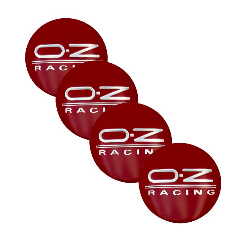 4Pcs 56mm Aluminum OZ Racing Car Logo Wheel Center Cap Rim Badge Cover Decal Auto Modified Emblem Sticker Accessories