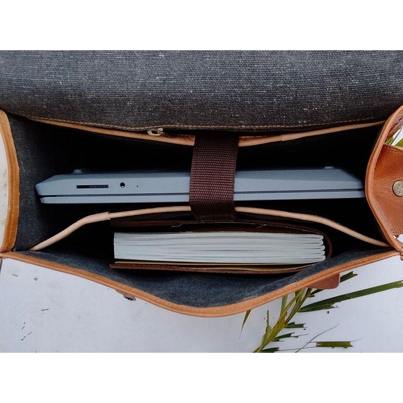 Laptop Backpack Leather Handbag Leather Backpack Men Hipster Backpack Purse