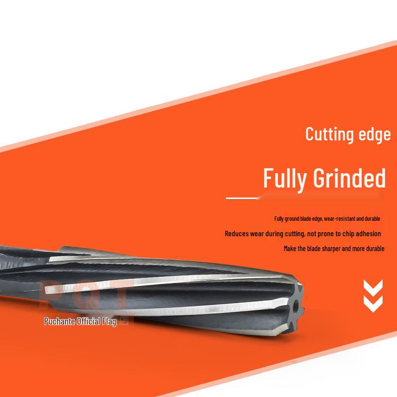 PQT Non-standard Spiral Flute Reamer, High-Speed Steel, Sizes 5.1H7 to 5.9H7