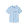 Comprehensive Training Series Letter Print Round Neck Short Sleeve T-Shirt Men Tops Light-Blue 152337118-2