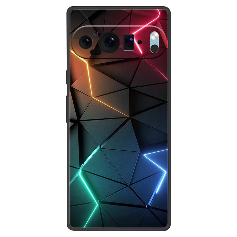 For Google Pixel 9 Pro XL Case Silicone Luxury Space Soft Bumper for Pixel 9 9Pro 9ProXL 5G Phone Cover TPU Funda Fashion Bag
