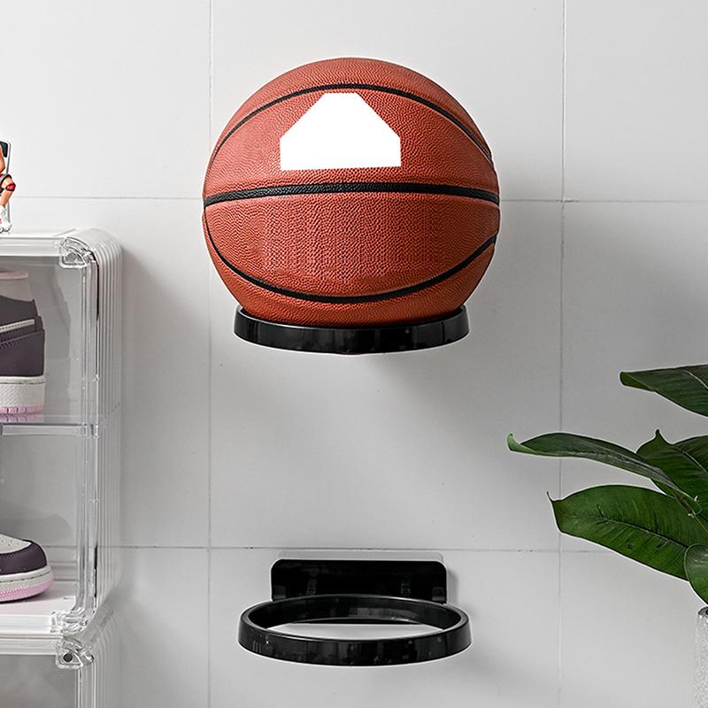 Suporte de Parede para Armazenamento de Basquete Plástico Multifuncional Prateleira de Exibição de Futebol Suporte para Bolas Economizador de Espaço Decoração de Sala de Estar