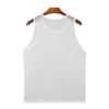 Summer Sports Solid Color Mesh Top Lightweight Sleeveless Slim Fit Sexy See Through Men’s Tank Tops