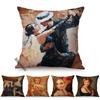 Ballet Girls Oil Painting Art Home Decoration Sofa Pillow Case Sexy Woman Portrait Impressionism Painting Style Cushion Cover