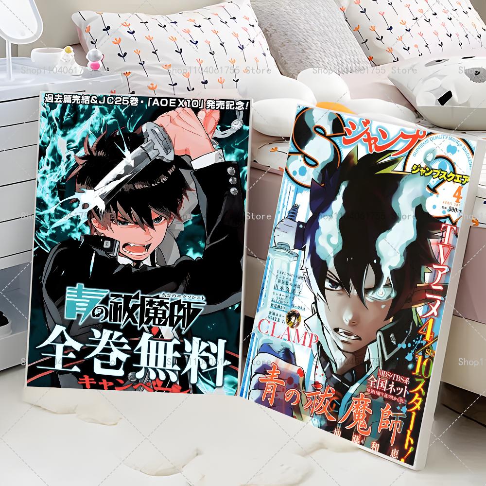 1PC Blue Exorcist Classic Anime Poster Self-adhesive Art Waterproof Paper Sticker Coffee House Bar Room Wall Decor