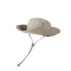 New Fisherman's Hat Men's Summer Large Brimmed Sunscreen Sunshade Hat Outdoor Quick Drying Foldable Hollow Sun Hat