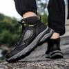 Men's Shoes Spring and Summer High-top Hiking Shoes Men's Waterproof and Non-slip Off-road Men's Hiking Shoes Outdoor Large-size Shoes