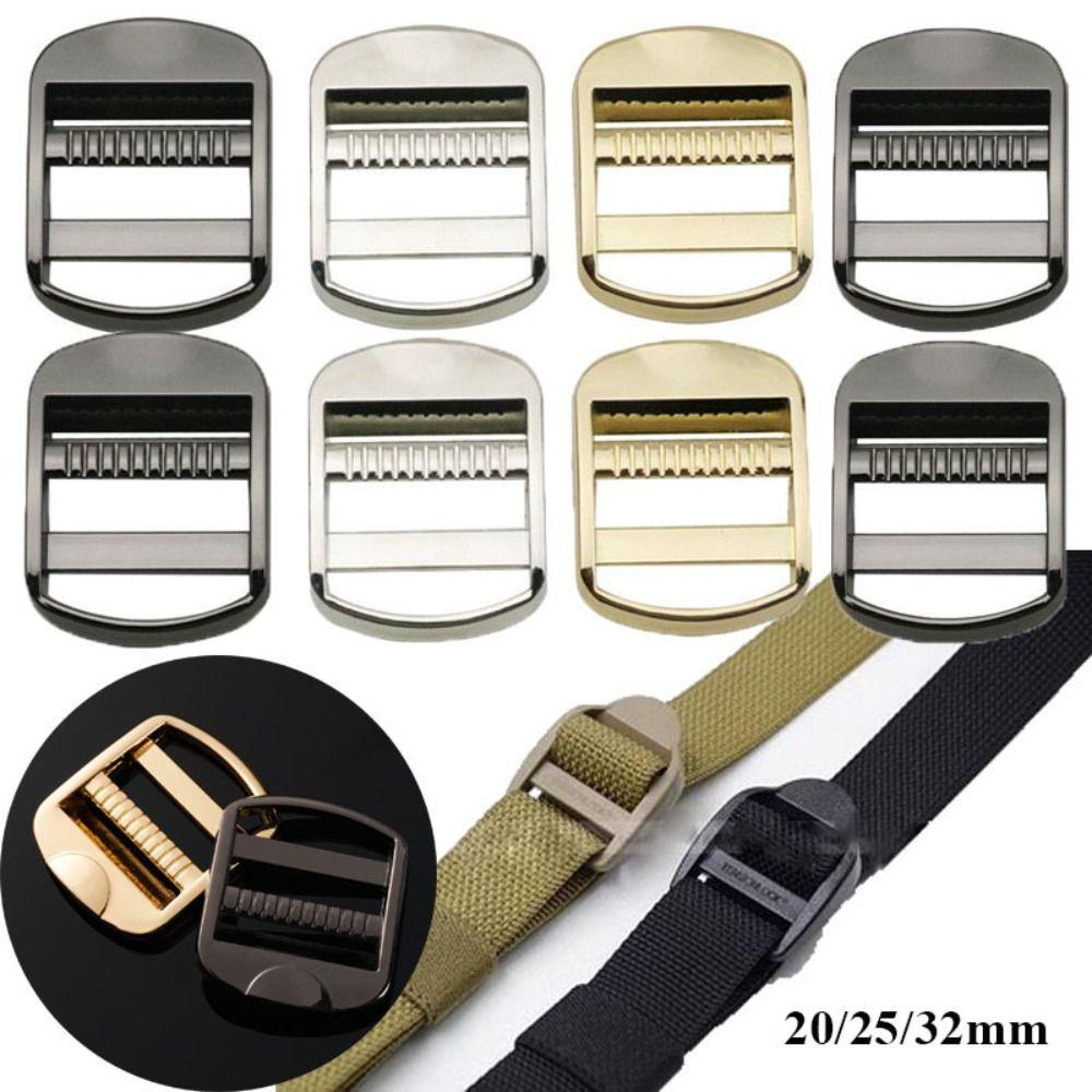 5pcs 3 Colors Metal Ladder Lock 20/25/32mm Belt Buckles Webbing Accessories DIY Backpack Straps
