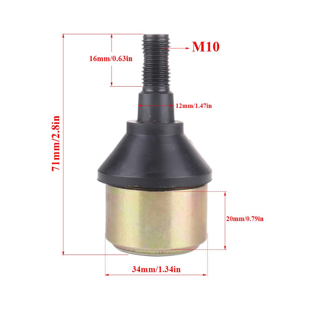 1/2/4pcs ATV Ball Joint Suitable for Polaris Sportsman 500 700 800 450 Polaris Ranger 700 Replacement 7061158 7080364 708067