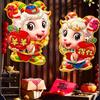 Full Back Adhesive Blessing Door Sticker Chinese New Year Sticker  Spring Festival Decor