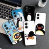 Cartoon P-Pingu Penguin Soft Phone Case for Xiaomi Poco X5 X6 X7 X8 Pro Max X3 F7 F8 Ultra M8 M7 M6 M5 Redmi 15 15C 14C 13C 12C