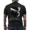 Men'S Corsican Heritage Graphic T-Shirt - Celtic Knot & Corsica Map Back Print with Corsican Flag Colors, Male Figure & Corsica Text Logo, Black