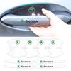 NADH5 For Octavia Fabia Superb Karoq Car Door Handle Sticker Racing Sport Protection Decals Door Bowl Film Accessories