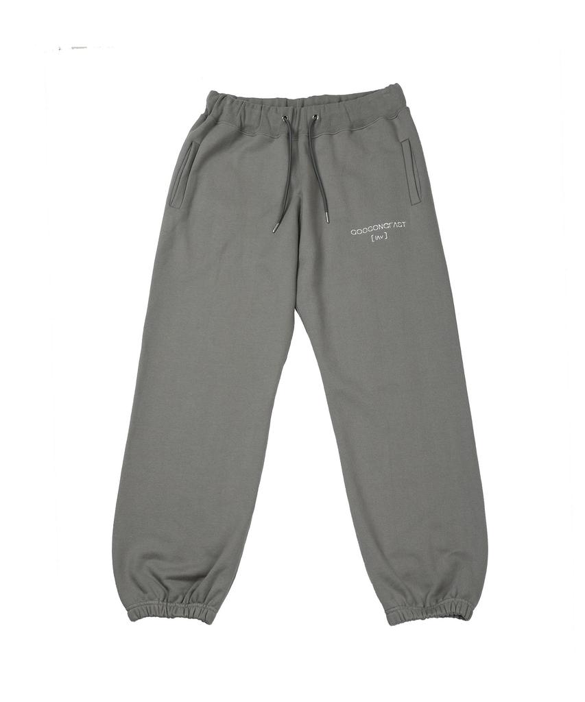 GOOGONGFAST Logo Embroidered Sweatpants (Ash Khaki)