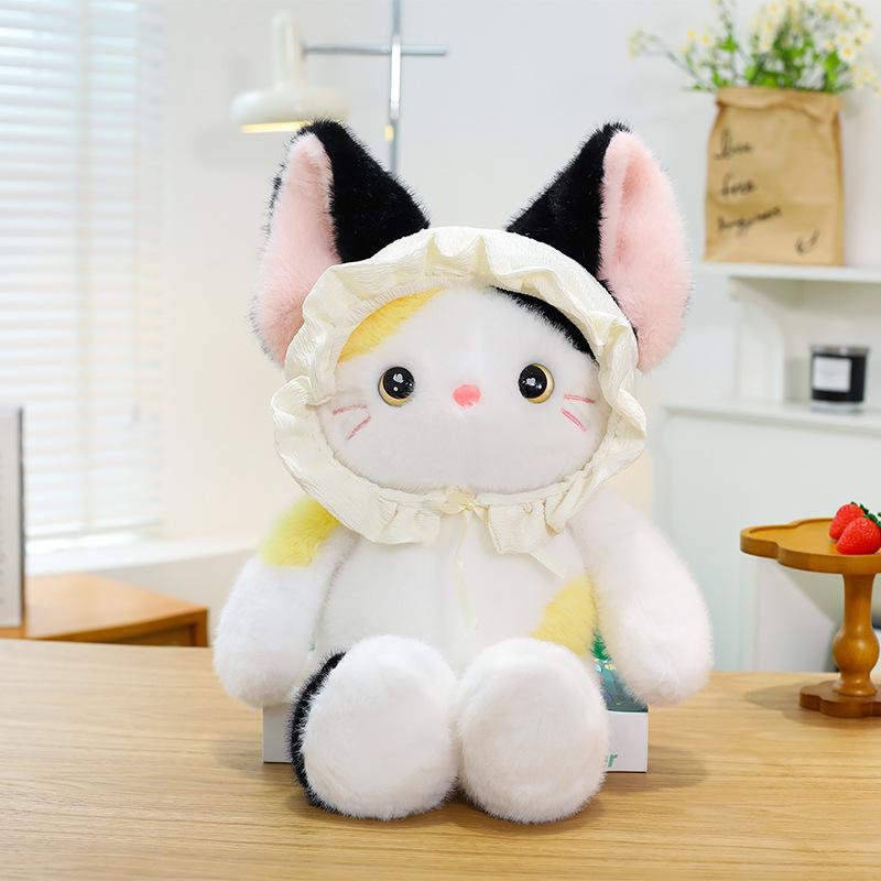 New Cute Cat Plush Toy Super Cute Bunny Doll Doll Accompany Healing Gifts for Girls and Children