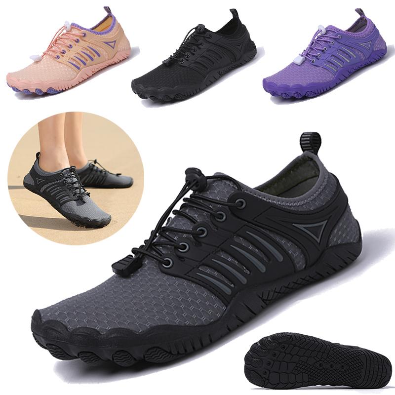Men Swimming Water Shoes Women Barefoot Aqua Shoe Quick Dry Beach Sandals Diving Socks Wading Sneakers For Running Fitness Yoga Diving Surfing Camping