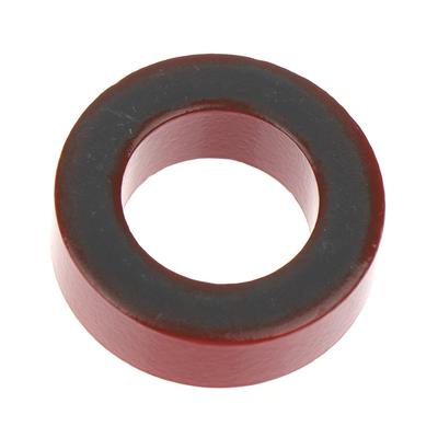 T130-2 Iron Ferrite Toroid Cores For Inductors Iron Red Ring Low Permeability