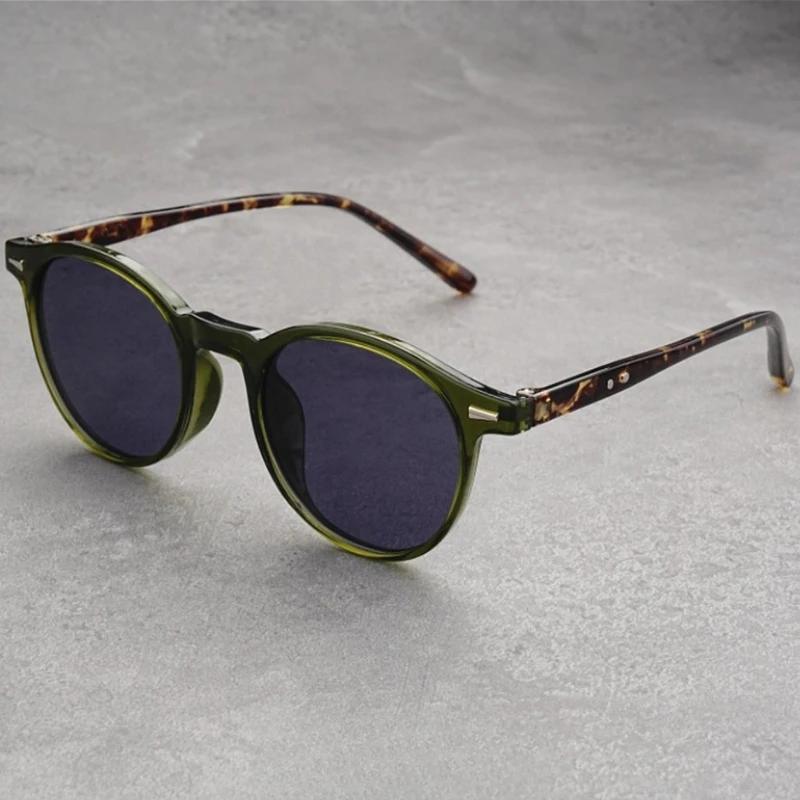 Vintage Round Frame UV Protection Myopia Glasses Korean Version Ultra Light Fashion Near Sight Eyeglasses for Women and Men